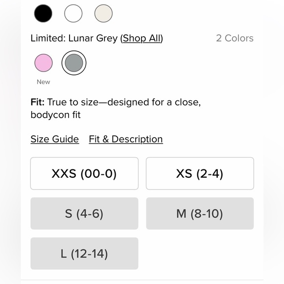 NEW! Alo Airbrush Corset Full Zip Jacket- Lunar Grey/Small - Picture 9 of 13